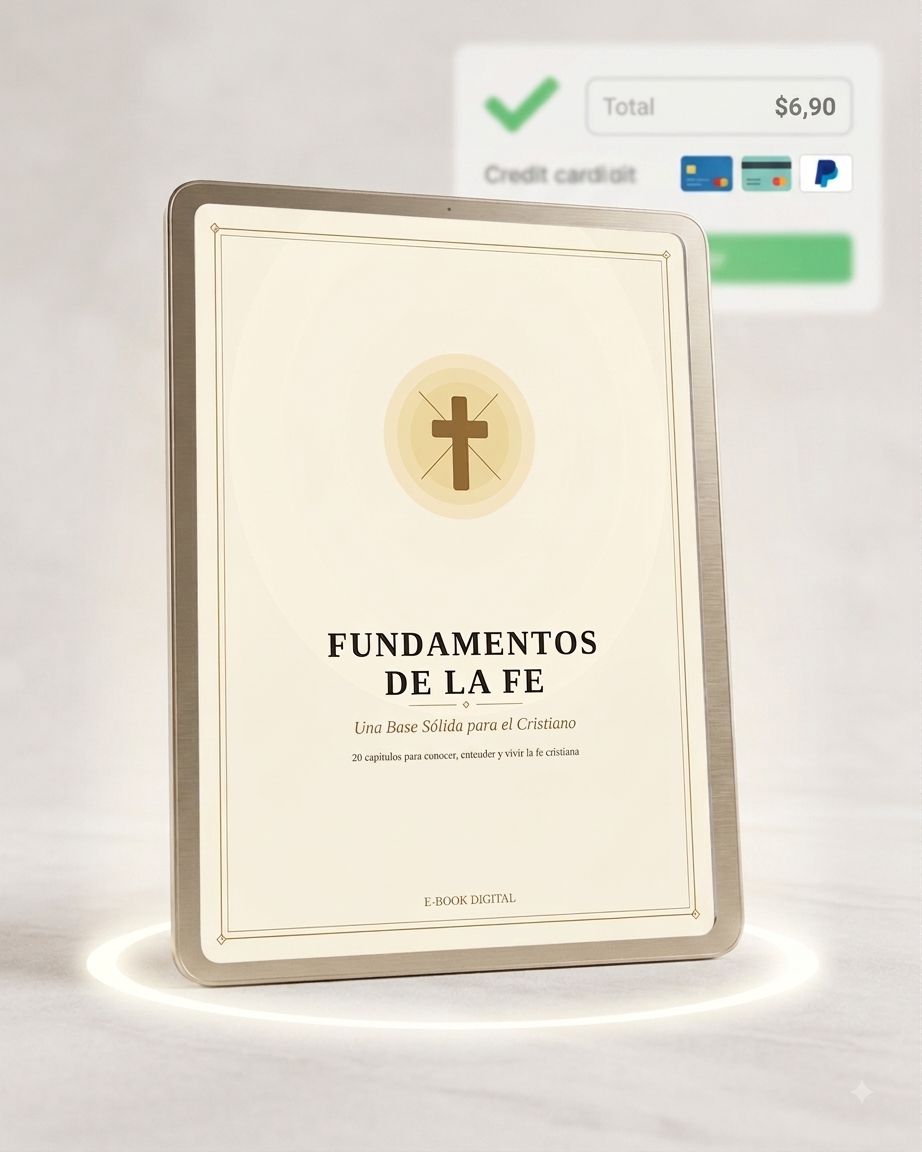 Portada del e-book Fundamentos de la Fe — Una Base Sólida para el Cristiano
